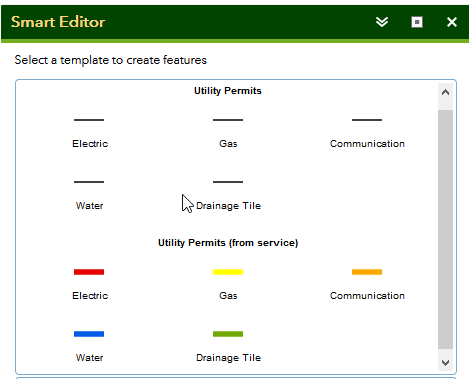 Screenshot of Smart Editor widget features template